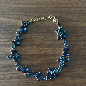J. Crew Blue Stone Collar Necklace